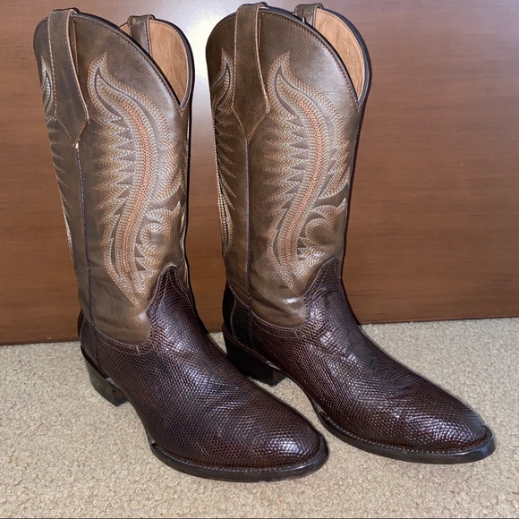 ferrini lizard boots